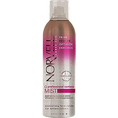 Norvell Amber Sun Sunless Tanning Aerosol Spray with Bronzer