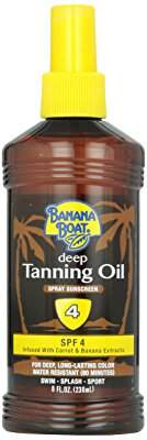 Banana Boat Dark Tanning Oil Spray SPF 4