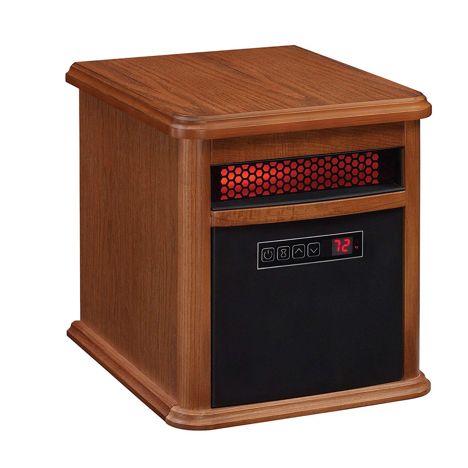 Duraflame 9HM9126-O142 Portable Electric Infrared Quartz Heater, Oak