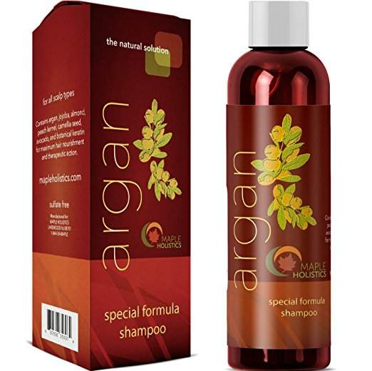 Maple Holistics Argan Oil Shampoo, Sulfate Free