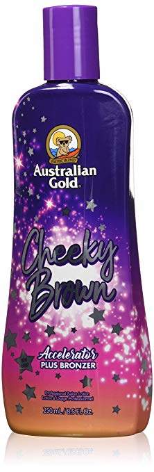 Top 10 Tanning Lotions: Australian Gold, CHEEKY BROWN 
