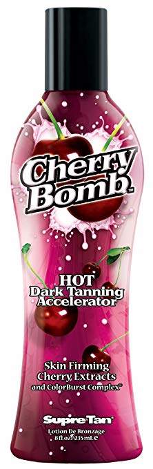 Top 10 Tanning Lotions: Supre Cherry Bomb Red Hot Dark Accelerator Tanning Lotion